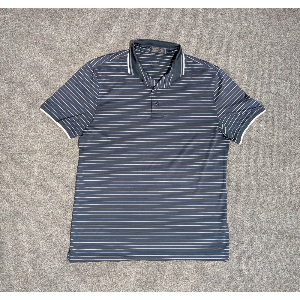 G/Fore Polo Shirt Mens Large Stretch Golf Striped